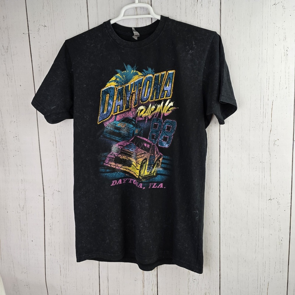 Daytona Racing 88 Florida Unisex Large Black Graphic T-shirt Changes‎ Tag - Picture 2 of 8